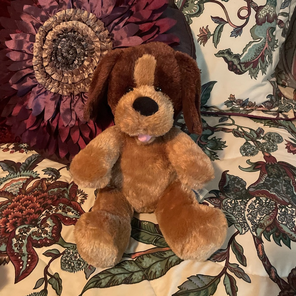 brown dog build a bear puppy